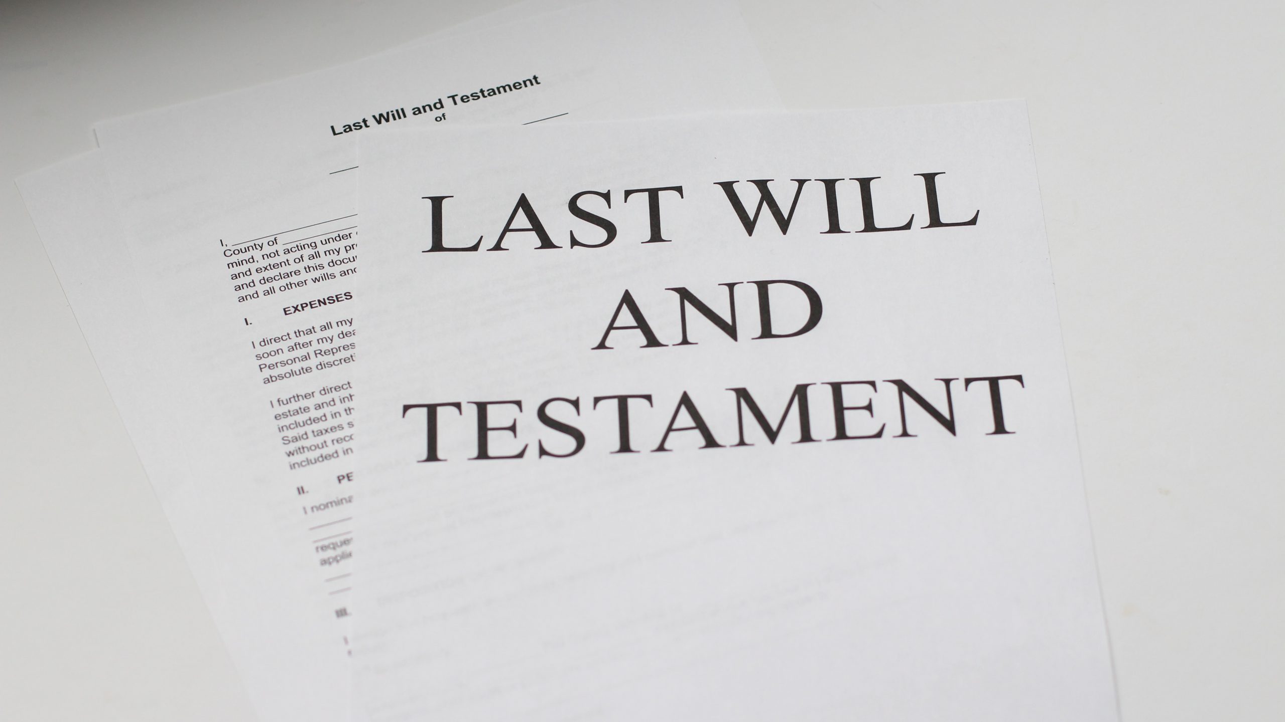 Suppression of a will