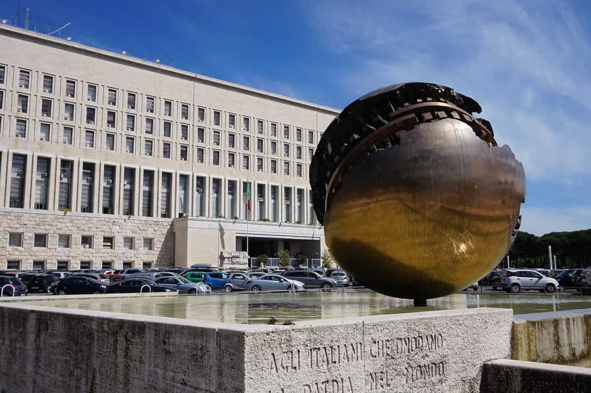 Palazzo della Farnesina in Rome, Italy