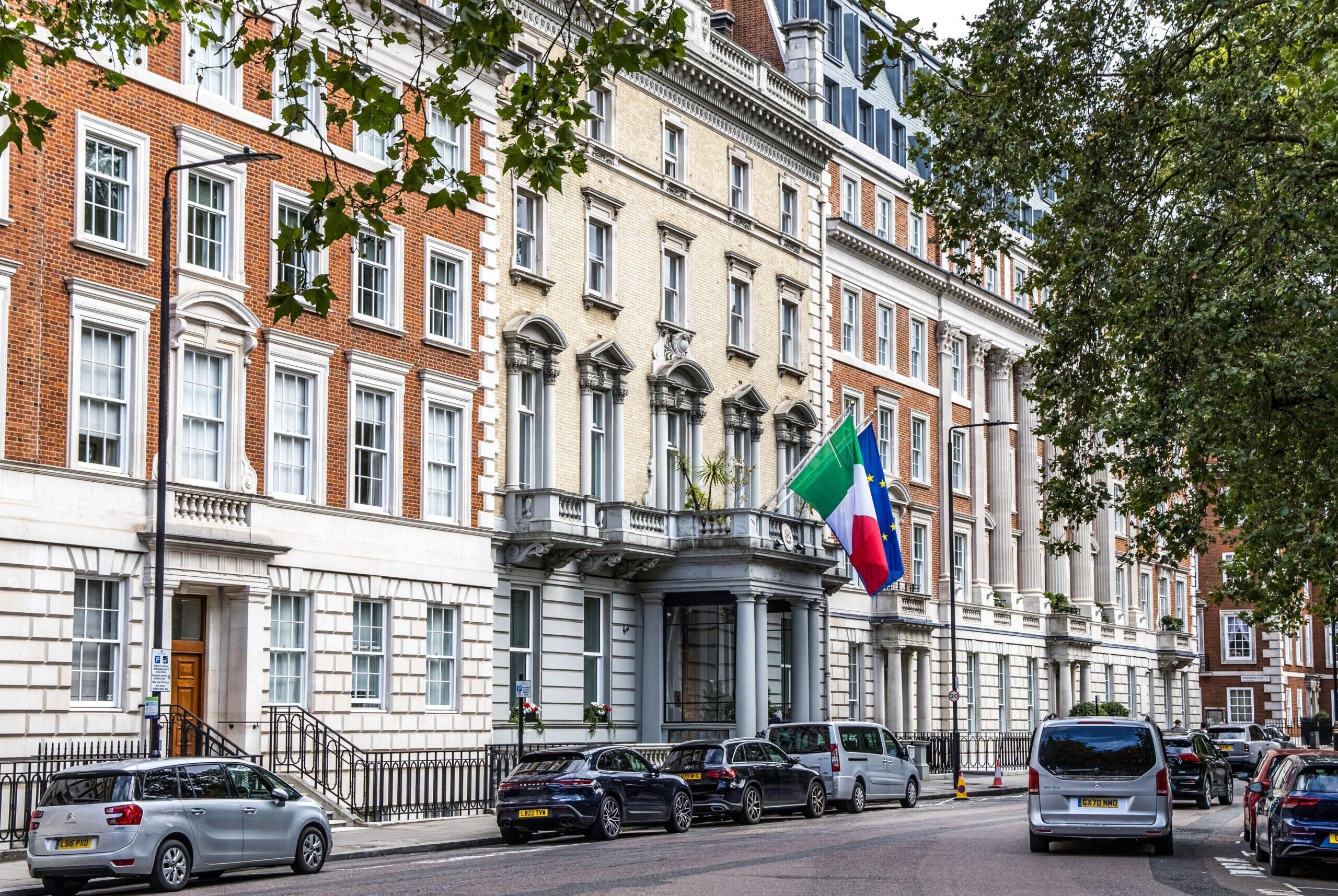 Italian Embassy in Grosvenor Square, London, United Kingdom